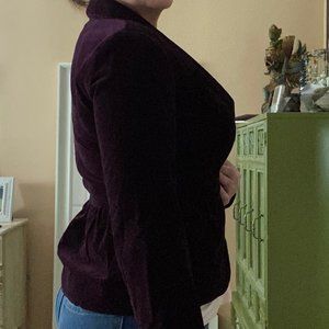 EUC J. Crew Purple Velvet Blazer 4